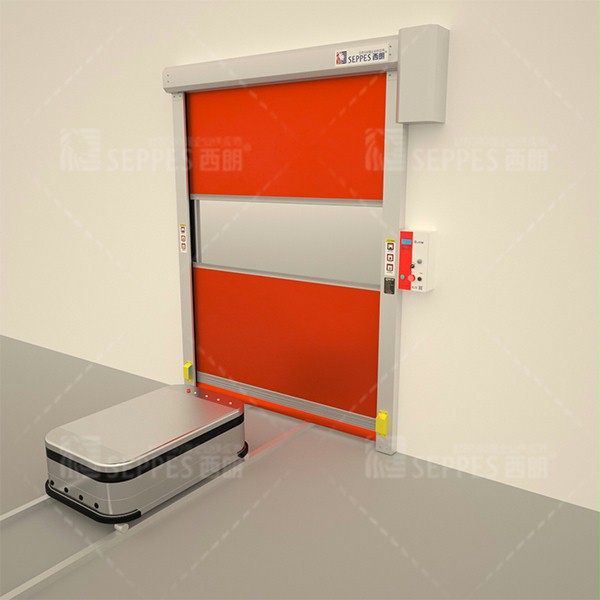 與AGV小車聯動的快速門 與AGV小車聯動的快速門