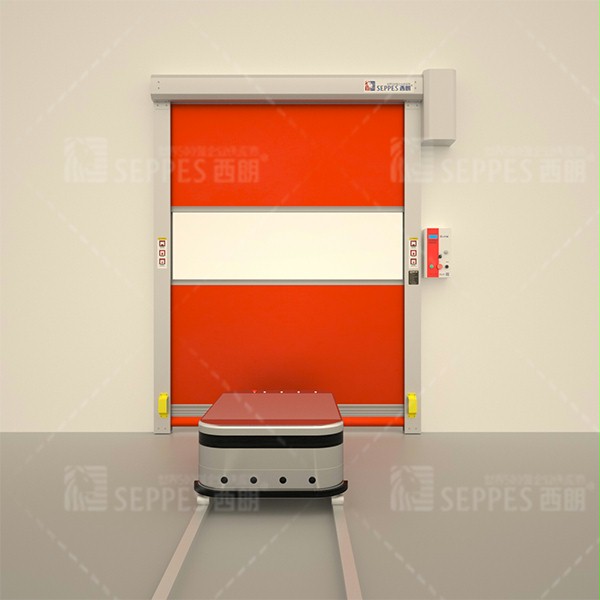 與AGV小車聯動的快速門 與AGV小車聯動的快速門