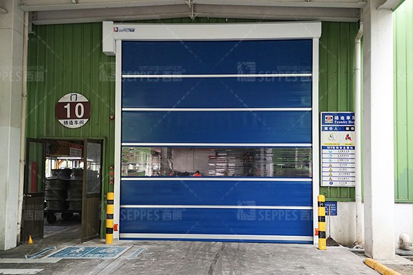 汽車企業車間快速卷簾門
