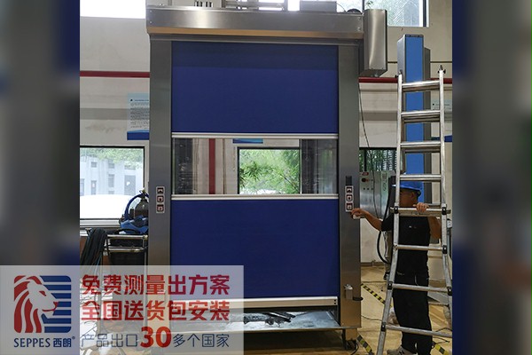 不鏽鋼快速門上海東富龍設備間項目