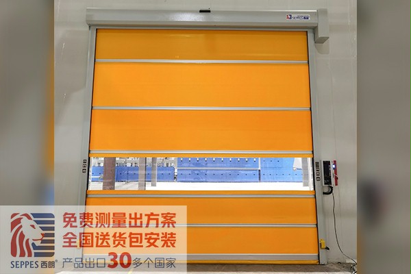 無錫汽車零部件生產車間通道快速卷簾門