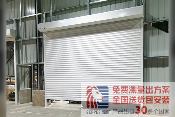 吳江挖掘機公司車間通道鋁合金快速門