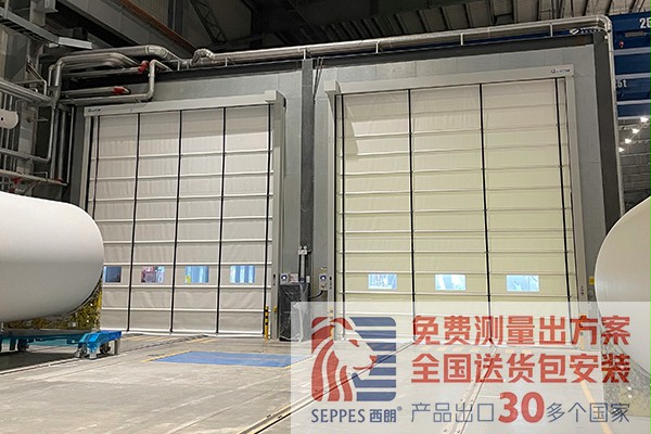 上海塗裝生產線快速感應卷簾門