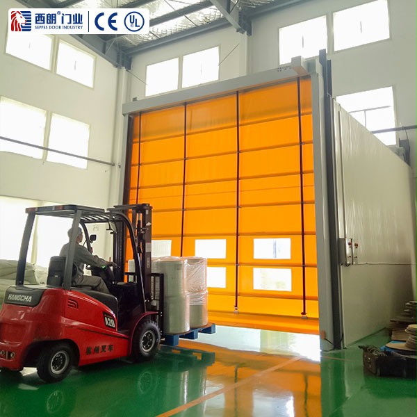 抗風堆積快速門